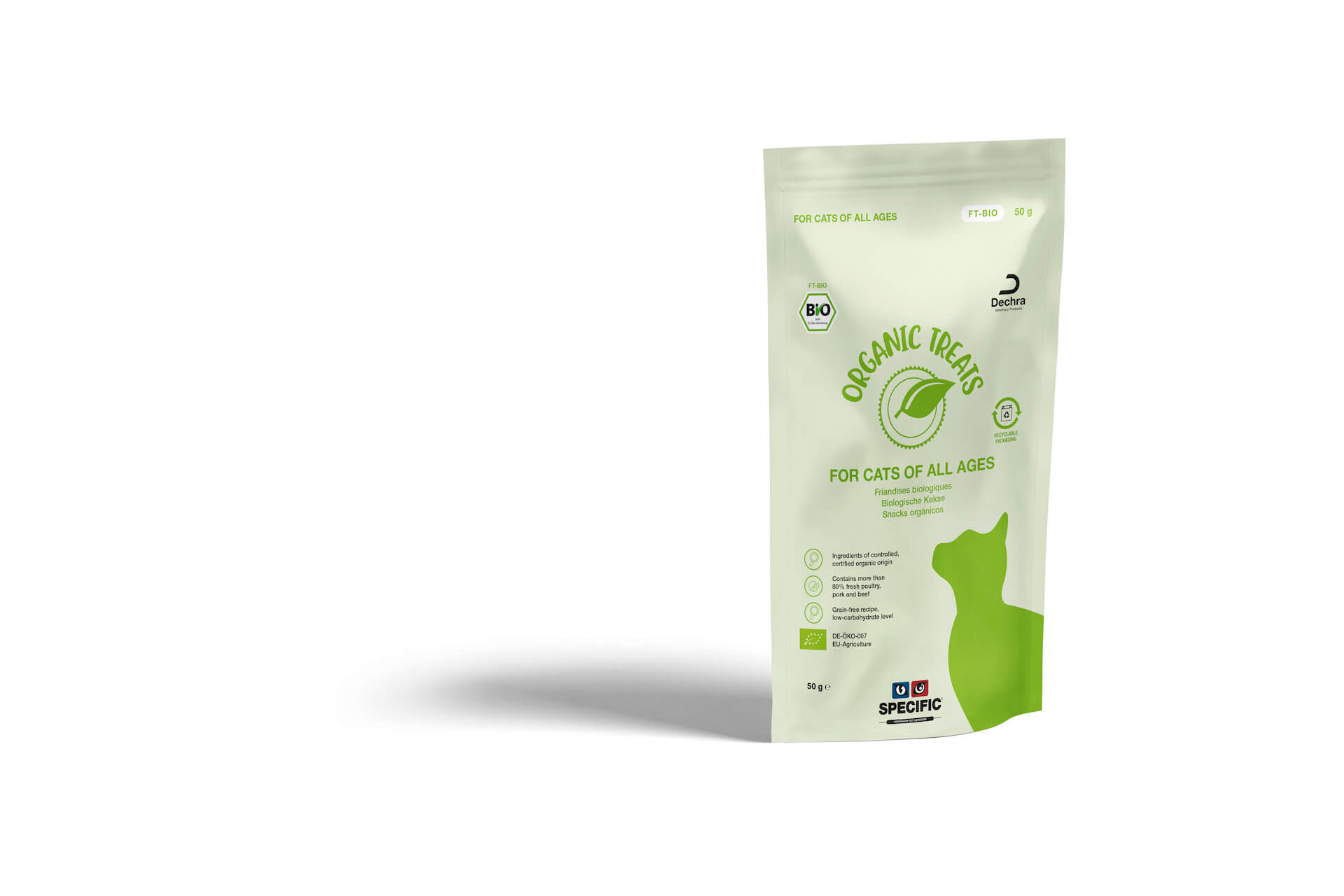 144987_Specific_Cat_OrganicTreats_FT-BIO_50g_C_NY Specific FT-BIO Organic Treats Cat 50g